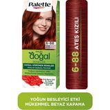 Palette Kalıcı Doğal Renkler 6-88 Ateş Kızılı Goji Berry Özü Saç Boyası