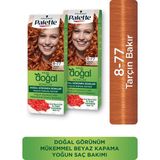 Palette Kalıcı Doğal Renkler 8-77 Tarçın Bakır Krem Saç Boyası Yoğun Besleyici Etki - 8.77