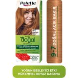 Palette Kalıcı Doğal Renkler 9-7 Doğal Açık Bakır Goji Berry Özü Saç Boyası