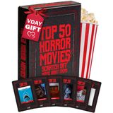 Palettes and Prints Premium Top 50 Korku Filmi Kazı Kazan Kartları - Film Gecesi için Korku Filmi Hediyeleri - Korku Severler Erkekler ve Kadınlar için Hediyeler - Korkunç Film Hediyeleri - Korkunç Korku Ürünleri - Korku