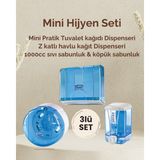 Palex 3 Lü Hijyen Seti ( Sıvı Sabunluk+Tuvalet Kağıt Dispenseri+ Z Katlı Havlu Dispenseri )