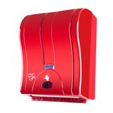 Palex 3491-B 21 cm Kırmızı Prestij Otomatik Havlu Dispenseri
