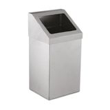 Palex 3834-354 54 lt Krom Açık Çatı Kapaklı Çöp Kovası