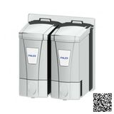 Palex İkili Mini Krom Sıvı Sabun Dispenseri