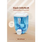 Palex Köpük Sabun Dispenseri 500 ml - Şeffaf Mavi