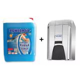 Palex Krom İnter Mini Köpük Sabun Dispenseri + Powermax 5 Kg Köpük Sabun-3452-D-K