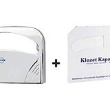 Palex Kromajlı Klozet Kapak dispenseri+Hijyenik örtü 250Ad