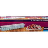 Palex Plastik Streç Film Folyo Dispenseri Aparatı Kesici - 45 Cm. - 300 Metrelik - Plastik - Mavi