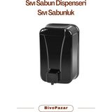 Palex Sıvı Sabunluk Sabun Dispenseri Duvara Monte Siyah 1000 cc