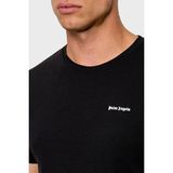 Palm Angels Pamuklu Bisiklet Yaka 2 Pack T Shirt Erkek T Shirt PLA1UMBTS01BI - Siyah