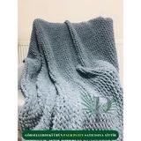 Palm Puffy Gri 150X200CM Tek Kişilik Battaniye