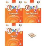 Palme 6. Sınıf Enerji 6+6 Matematik Fen Türkçe Deneme Sınavı 3lü Set + Telefon Standı