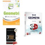 Palme Yayıncılık 2022 TYT Geometri Konu Anlatımı ve 3D Yayınları Geometri Soru Bankası - 3 Deneme