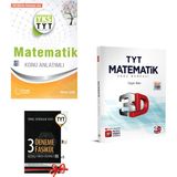 Palme Yayıncılık 2022 TYT Matematik Konu Anlatımı ve 3D Yayınları Matematik Soru Bankası - 3 Deneme
