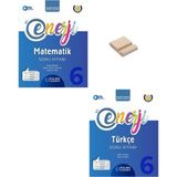 Palme Yayıncılık 6. Sınıf Enerji Matematik ve Türkçe Soru Bankası + Telefon Tutucu