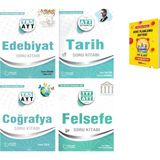 Palme Yayıncılık AYT Edebiyat Tarih Coğrafya ve Felsefe Soru Kitabı 4'lü Set - Planlama Defteri