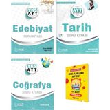 Palme Yayıncılık AYT Edebiyat Tarih ve Coğrafya Soru Kitabı 3'lü Set - Planlama Defteri