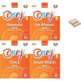 Palme Yayıncılık Palme 6. Sınıf Enerji 6+6 Matematik Fen Türkçe ve Sosyal Deneme Sınavı 4lü Set + Telefon Standı