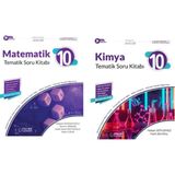 Palme Yayıncılık Palme Yayınevi 10.sınıf Joker Matematik - Kimya Tematik Soru Bankası - Soru Kitabı