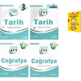 Palme Yayıncılık TYT - AYT Tarih ve Coğrafya Soru Kitabı 4'lü Set - Planlama Defteri