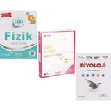 Palme Yayıncılık Tyt Kimya Fizik ve Biyoloji Soru Bankası 3 Kitap Set