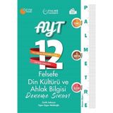 Palme Yayıncılık YKS AYT Felsefe Din Kültürü ve Ahlak Bilgisi12 Deneme Palmetre Video Çözümlü *