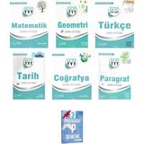 Palme Yayıncılık YKS TYT Matematik Geometri Türkçe Tarih Coğrafya ve Paragraf Soru Kitabı