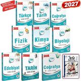 Palme Yayınevi 2027 Tyt Türkçe-Tarih-Coğr-Fizik-Kimya-Biyoloji / Ayt Edebiyat-Tarih-Coğ.video Çözümlü Soru Bankası
