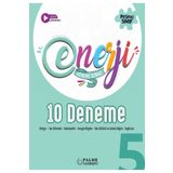 Palme Yayınevi 5. Sınıf Enerji 10 Deneme Sınavı Türkçe, Fen Bilimleri, Matematik, Sosyal Bilgiler, Din Kültürü, İng