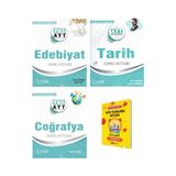 Palme Yayınevi Ayt Edebiyat Tarih Ve Coğrafya Soru Kitabı 3Lü Set