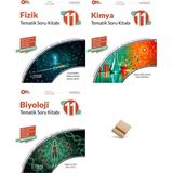 Palme Yayınevi Palme 11. Sınıf Maarif Tematik Fizik Kimya ve Biyoloji 3lü Set Soru Kitabı + Telefon Standı