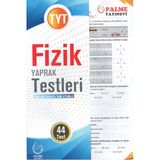 Palme Yayınevi Yks Tyt Fizik Yaprak Testi ( 44 Test )