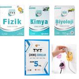Palme Yayınları TYT Fizik-Kimya-Biyoloji Soru Bankaları+Sonuç çıkmış sorular ve fiş tutucu hediyeli