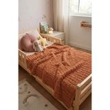 Palmera Softy Ultra Yumuşak Gri Bebek ve Çocuk Battaniyesi 120X195 cm - Tek Kişilik Genç Battaniyesi - Kahverengi - 0 - 4 Yaş