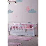 Palmera Soho Montessori 90X190 Queen Bebek/çocuk Karyolası 90X190 – Zarif & Güvenli Tasarım (Yavru Karyola Dahil 80X180) - Beyaz