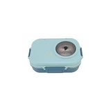 Palmira Demir 1100ML Lunchbox Tek Katlı Çelik Sefer Tası Kaseli Yemek Kutusu (Turkuaz) - 0,5 L