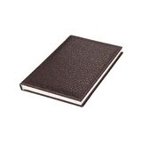 Palmira Demir 2k 4913 Defter 17X24 Cm. Kareli 160 Yapraklı Suni Deri Hilton Desen Kapaklı Kahverengi, Kahverengi - 01-Siyah
