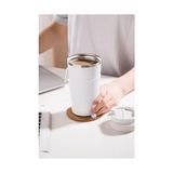 Palmira Demir 304 L Kilitli Çelik Mat Beyaz 510 ml Kahve Termos Mug CIN405BY - 230 ml
