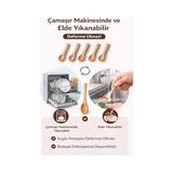 Palmira Demir 6’lı Küçük Ahşap Kaşık Seti 15 cm Doğal Ahşap Mini Kaşık Karıştırma Tadım Baharat Sos Servisi Bebek Besleme Için Isıya Dayanıklı Tencere Çizmez Ergonomik Sağlıklı Mutfak Kaşığı Seti - 0,5 x 7 cm