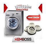 Palmira Demir Amaşır Bulaşık Makinesi Ayağı Altlığı Titreşim Önleyici Ayak Kaydırmaz Yükseltici Vantuzlu 4 Adet