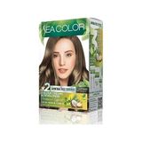 Palmira Demir Amonyaksız, Vegan, Doğal, Besleyici Kalıcı Saç BOYASI%100 Beyaz Kapama (1 Paket 2 x 50 ml Boya & Oksidan) (Açık Kumral 8.0)