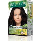 Palmira Demir Amonyaksız, Vegan, Doğal, Besleyici Kalıcı Saç BOYASI%100 Beyaz Kapama (1 Paket 2 x 50 ml Boya & Oksidan) (Koyu Kahve 3.0)