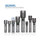 Palmira Demir Bix Flashlight BX2101FL 30W Led, Max. 1450 Lümen Parlaklık ve 690 Metreye Kadar Uzun Menzilli Şarj Edilebilir, LED Güç Göstergeli Çok Modlu Acil Durum ve Kamp Kompakt El Feneri