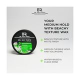 Palmira Demir Black & Red Wax Saç Şekillendirici Wax Sea Salt Paste Deniz Tuzlu Mat Doğal Görünüm Orta Sertlik - 120 ml - Ahşap