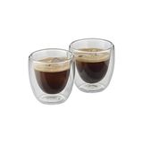 Palmira Demir Çift Cidarlı 2'li Espresso Bardağı Seti - 0 - Siyah