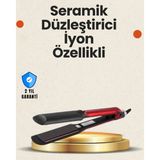 Palmira Demir Elektriklenmeyi Azaltan Iyonlu Saç Düzleştirici – Titanyum Plaka ve Şık Tasarım