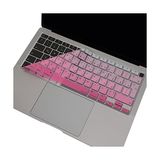 Palmira Demir MacBook Air 13 Arapça Klavye Koruyucu A1932 A2179 A2337 M1 | Uk Iso Ters L Enter Uyumlu | Arabic Keyboard Cover Touch Id Pembe Pembe