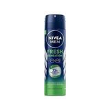Palmira Demir Men Erkek Sprey Deodorant Fresh Sensation 150 Ml, Ter ve Ter Kokusuna Karşı 72 Saat Anti-Perspirant Koruma, Ferah Koku