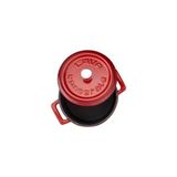 Palmira Demir Metal Döküm Mini Tencere, 10 Cm, 0.35 L Hacim, Kırmızı