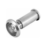 Palmira Demir Metal Kapı Dürbünü, 180° Görüş Açısı, 14MM Çap, Ayarlanabilir Uzunluk 50-75MM, Gümüş - Ahşap